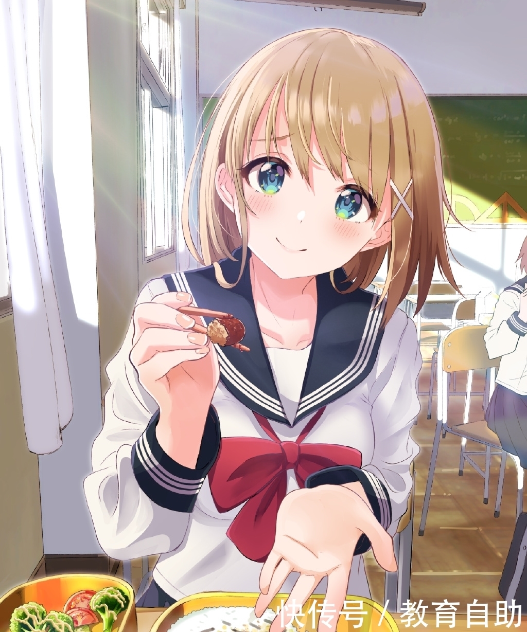 女友|【P站画师】可爱JK女友!日本画师塩かずのこ\uD83C\uDF40的插画作品