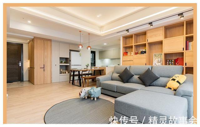 玄关|温暖，是对一个家最好的诠释！她家80㎡，清爽自然，太舒服了！