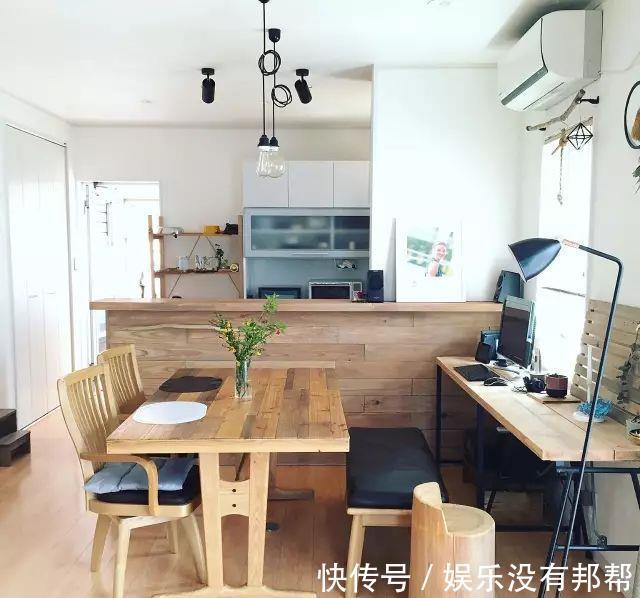 书桌|用一面墙打造一个书房,小户型有个书桌就够用了!省了整整一间房