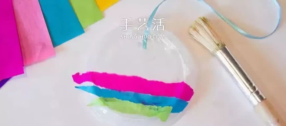 七色|和孩子一起制作七色彩虹挂件,挂在小房间,赏心悦目