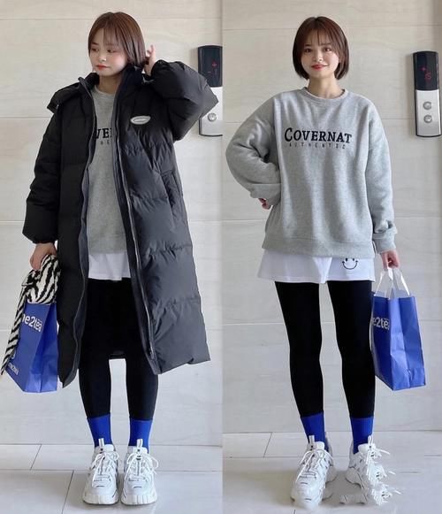 2021火了一种穿搭，叫做“长款羽绒服＋短靴”，时尚保暖更洋气