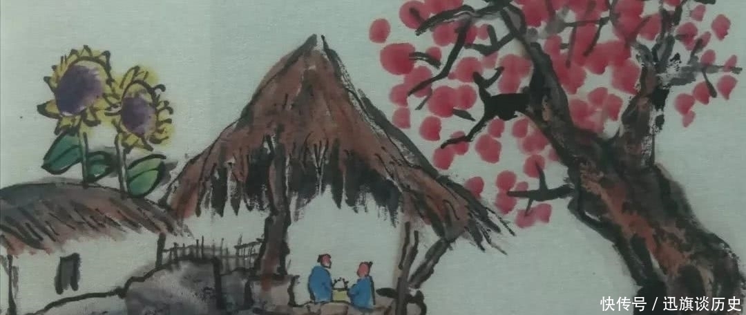 陶渊明$李白最俗的一首诗,尤其第二句俗气之极,却写出了最美的饮酒境界