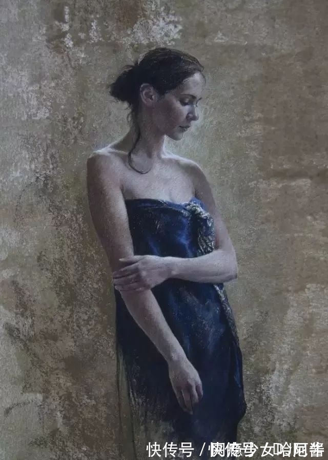 厚重感$赏心悦目,活色生香——女画家色粉笔下极致唯美的女性人体肖像