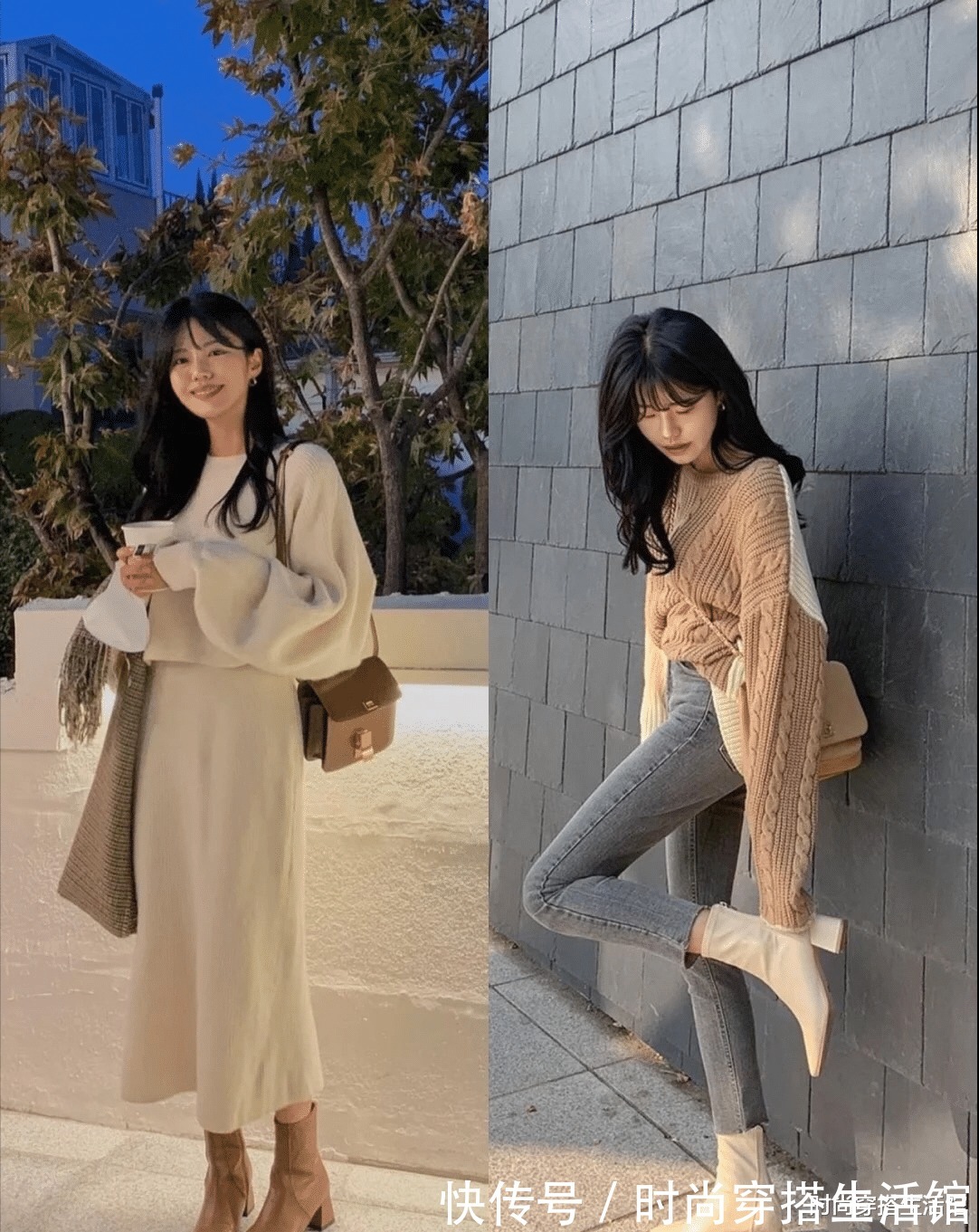 显瘦|?九分裤+短靴才是秋冬的打开方式,时髦显瘦又保暖,这么穿很好看