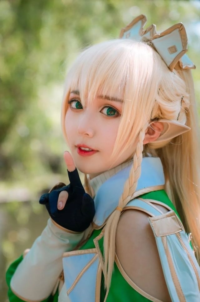 cos|cos:刀剑神域莉法cos正片@纱容