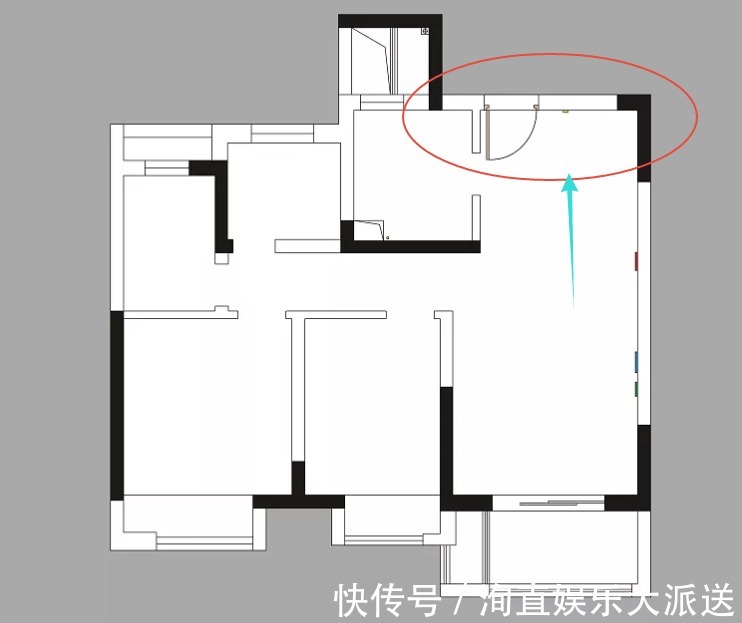 户型|进屋就是餐厅无玄关，这么设计，收纳美观两不误！