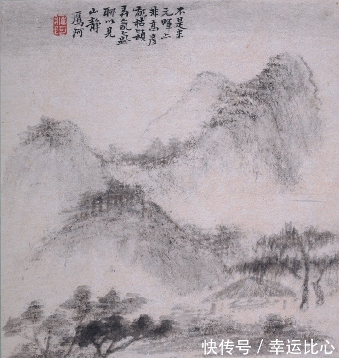 笔墨$戴本孝国画欣赏:奇怪的干笔绘画第一人,墨色苍浑又淡雅