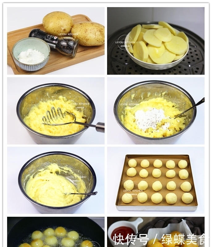 素丸子|3种菜丸子做法,是主食又是菜,外酥里嫩,不油腻,比肉丸子还香