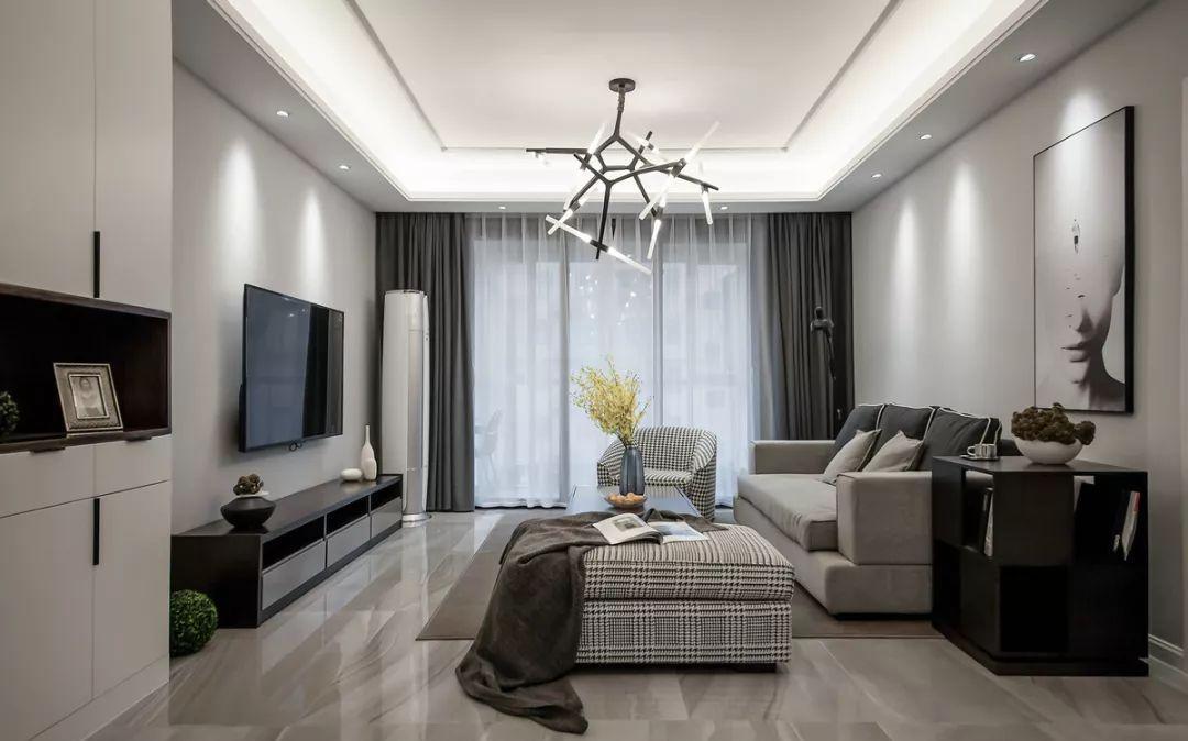 吊灯|入住晒新房,142平的港式风三居室,装修典范啊!