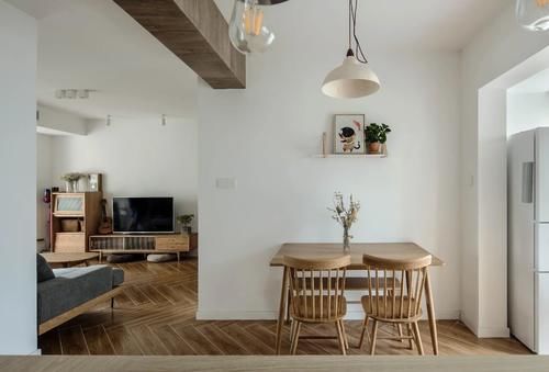 装修风格|谁说日式装修上不了台面？80㎡小两室，靠日式设计变身宽敞大三室