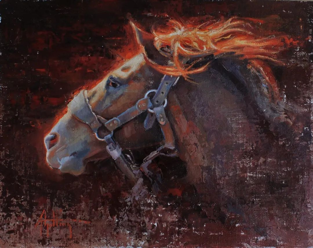 画家|美国90后美女画家,画马堪称一绝!