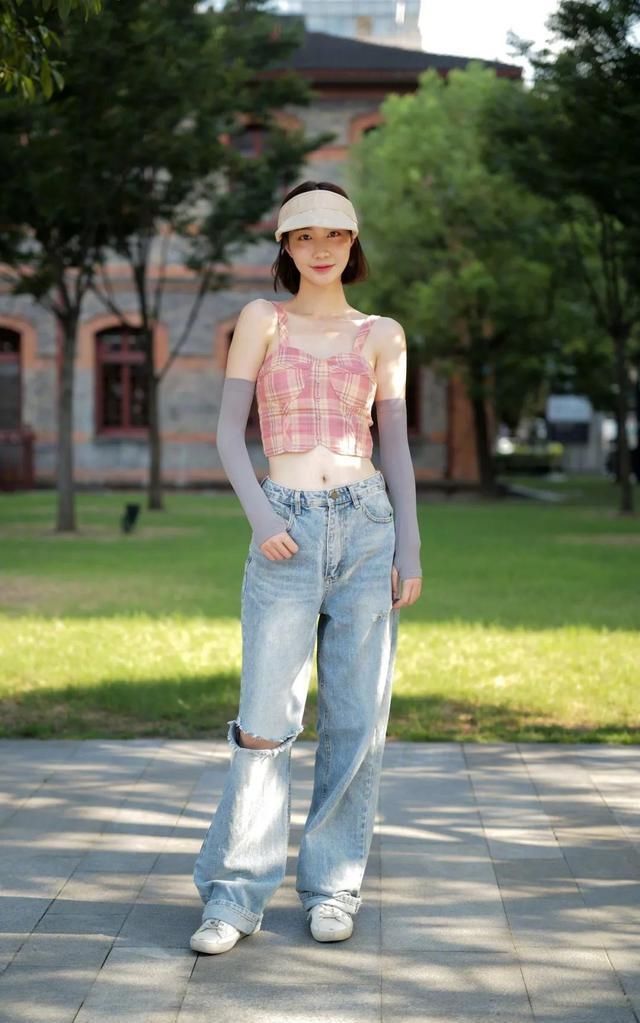 组合|短上衣+阔腿裤,今夏王炸组合好看到尖叫