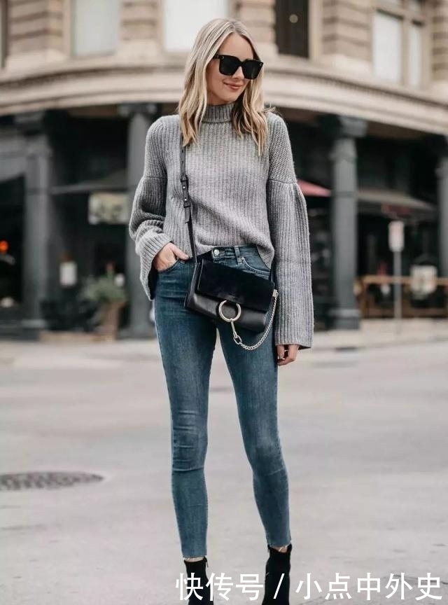 开春百搭又时髦的组合，怎么少得了毛衣+裤装！