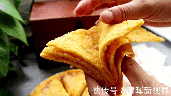 一日三餐|这种南瓜千层饼,在家就能做,口感独特,馅料丰富,比肉夹馍还香