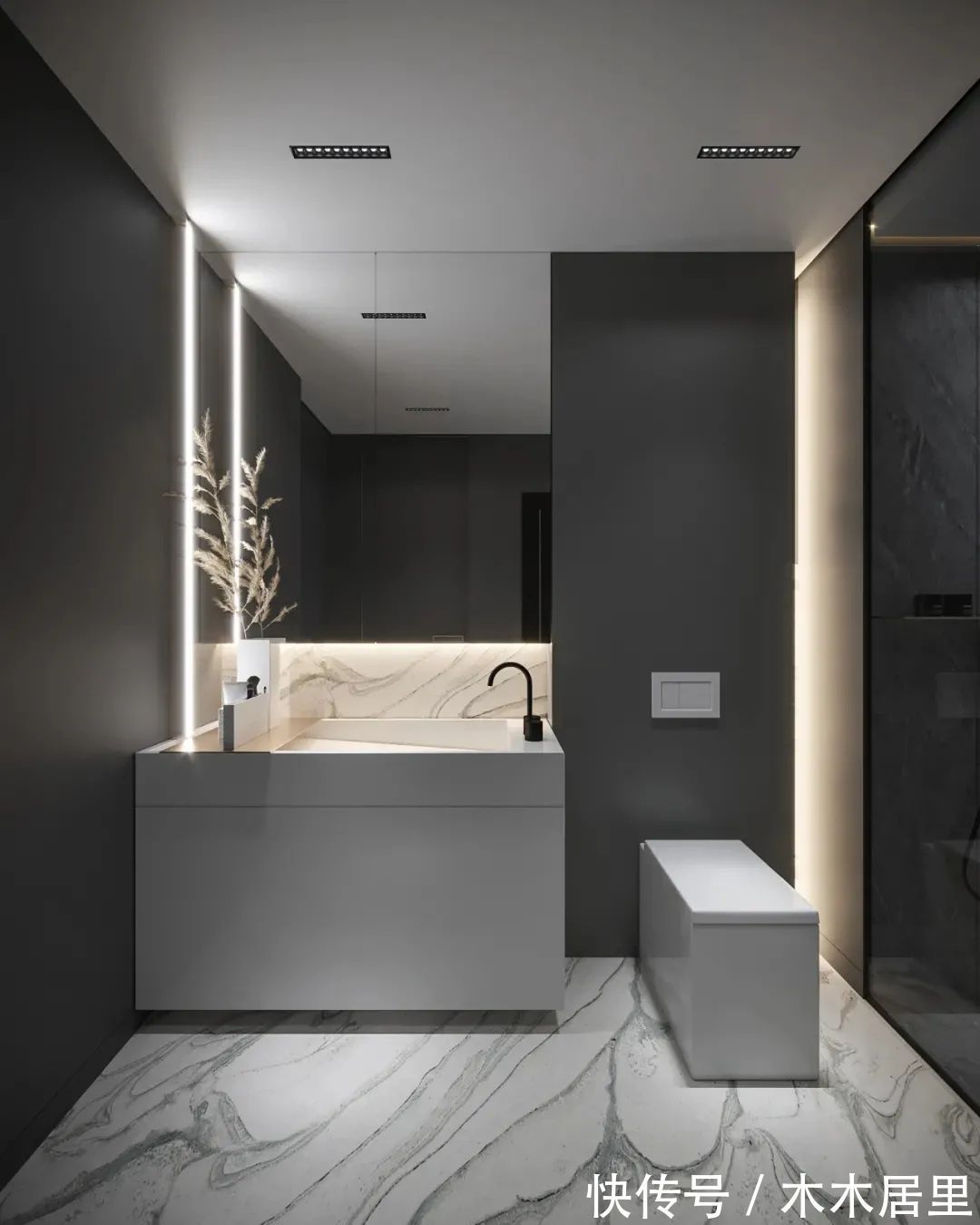 深色|卫生间装修瓷砖用哪种颜色好?深色还是浅色?老师傅这样解释!