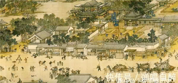 绘画&清明上河图放大100倍后,发现一尴尬场景:树下睡觉的小伙在干嘛?