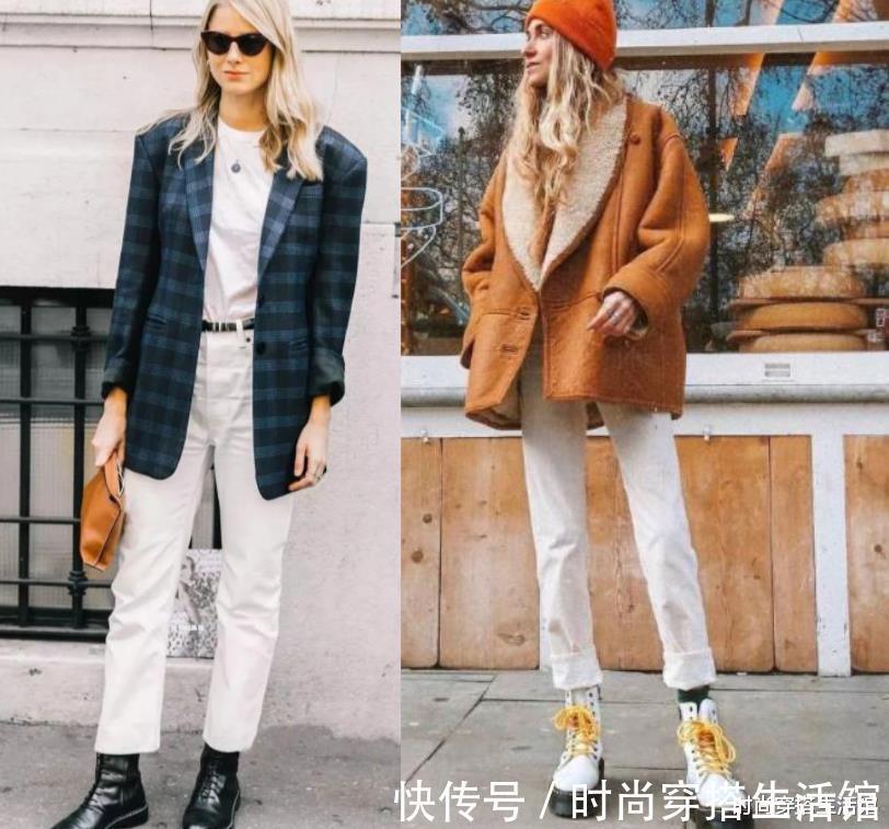 袜子|入秋后就别再露脚踝了,这样穿时髦显高又保暖,建议收藏