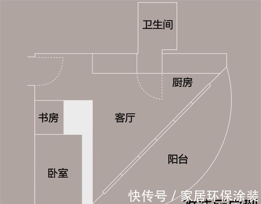 扇形|夫妻俩贪便宜买25㎡老破小:扇形阳台和三角客厅太鸡肋,心态崩了