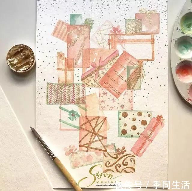 笔尖&美爆！70张超简单小清新的水彩手账，你想要的都在这里！收藏这篇就够了！