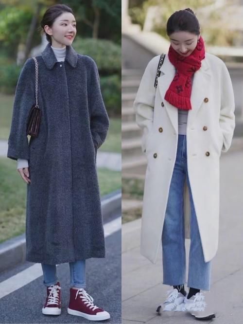 早春季节气质穿搭，西服、风衣、短靴，统统可以安排上