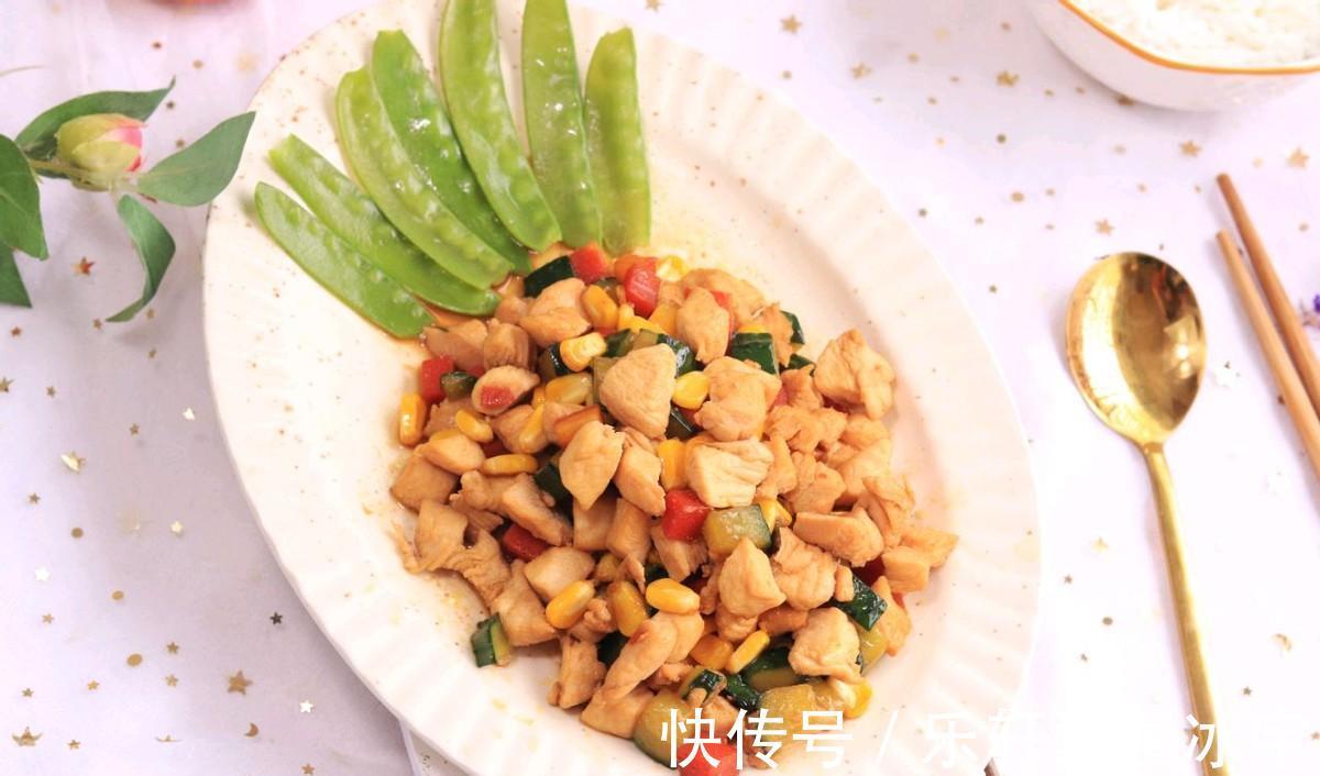 低脂|低脂健康的鸡胸肉炒三丁，好吃又下饭，真的是减脂必选餐之一