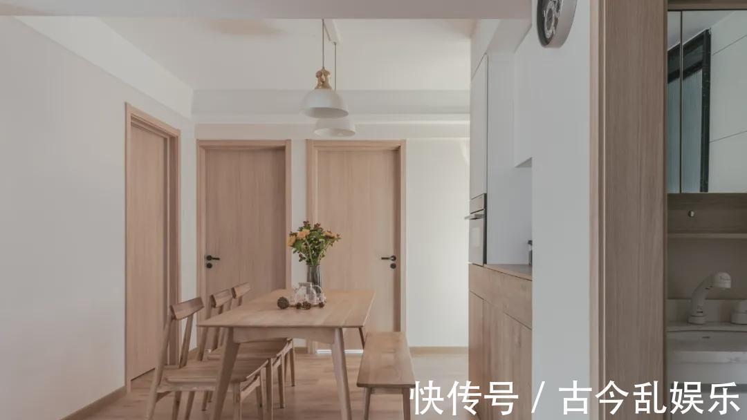 齐家云云|实用132平现代简约木色调三室，趣味，简约，原木