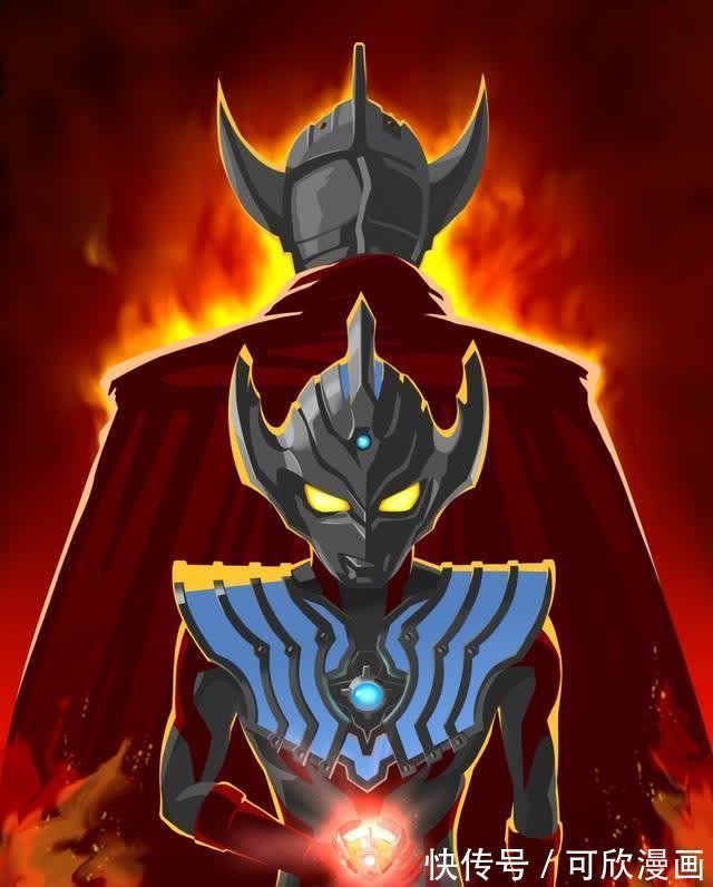 黑暗扎基|奥特曼“降维变身”,二次元化的奥特战士,你最喜欢哪位?