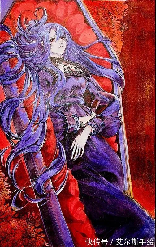 复古风|二次元英伦复古风插画，细节美到窒息！