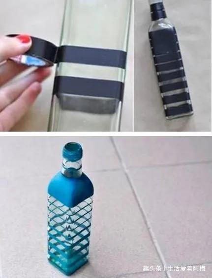 废旧玻璃瓶不要扔，一团毛线就让瓶子美翻，谁都学得会的手工