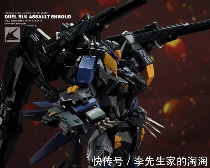 模型|变身金刚狼?苦无尸装决斗高达模型