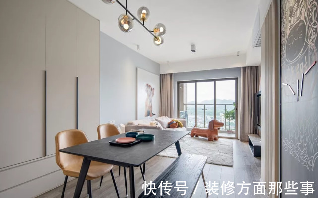操作台|67平现代风二居室，用射灯让客厅“家”的气味更突显