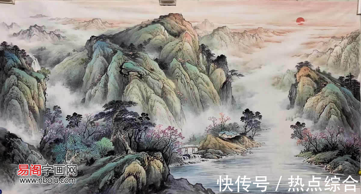 杨天佑@梁海波：师法自然，创造灵动彩墨山水