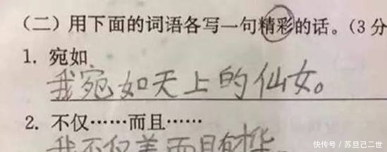 |小学生超搞笑家庭作业,不知道老师看了会不会笑晕过去