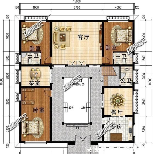 进深|想要中式别墅怎么建精选5套户型分享，别再去求设计师了