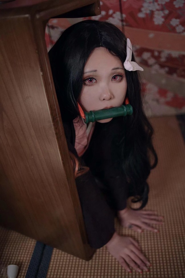 之刃|cos:鬼灭之刃两只小可爱,香奈乎和祢豆子