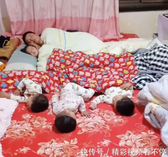 爸爸|爸爸陪儿子和女儿睡觉,每天都是这样画风,网友地位也差太多了