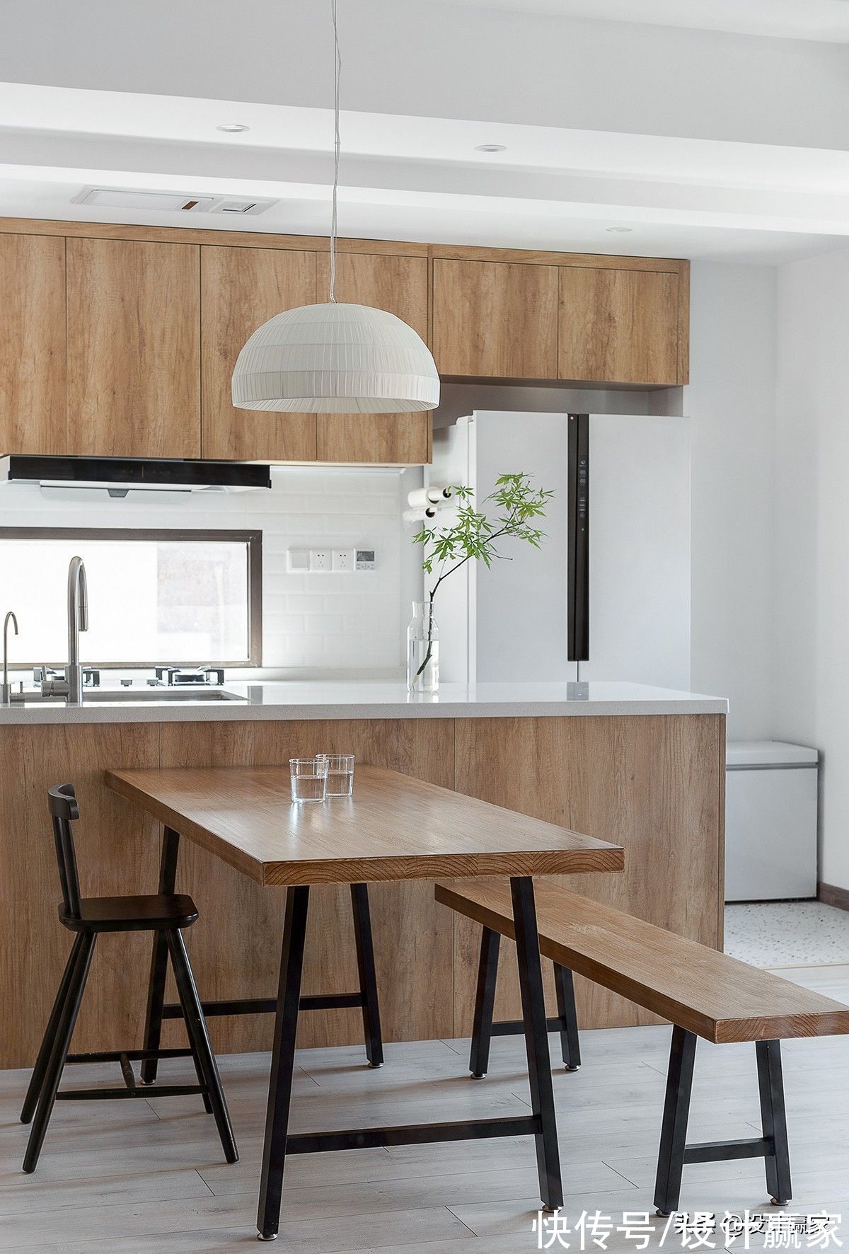 三口之家|108㎡简约平层，温馨的日式小清新，生活工作两不耽误