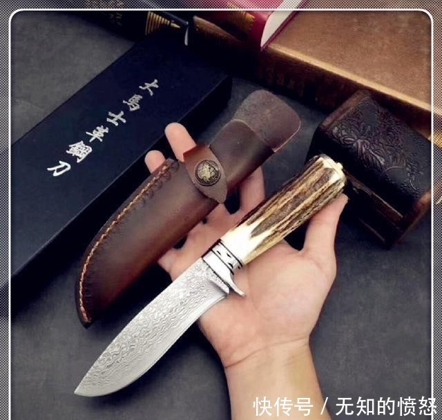 鉴赏|「鉴赏」追月鹿角大马士革猎刀