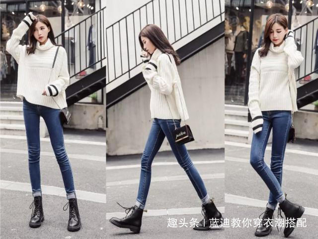 搭配 今年秋冬还是很流行“瘦瘦靴”,搭配各种裤装更时髦显瘦!