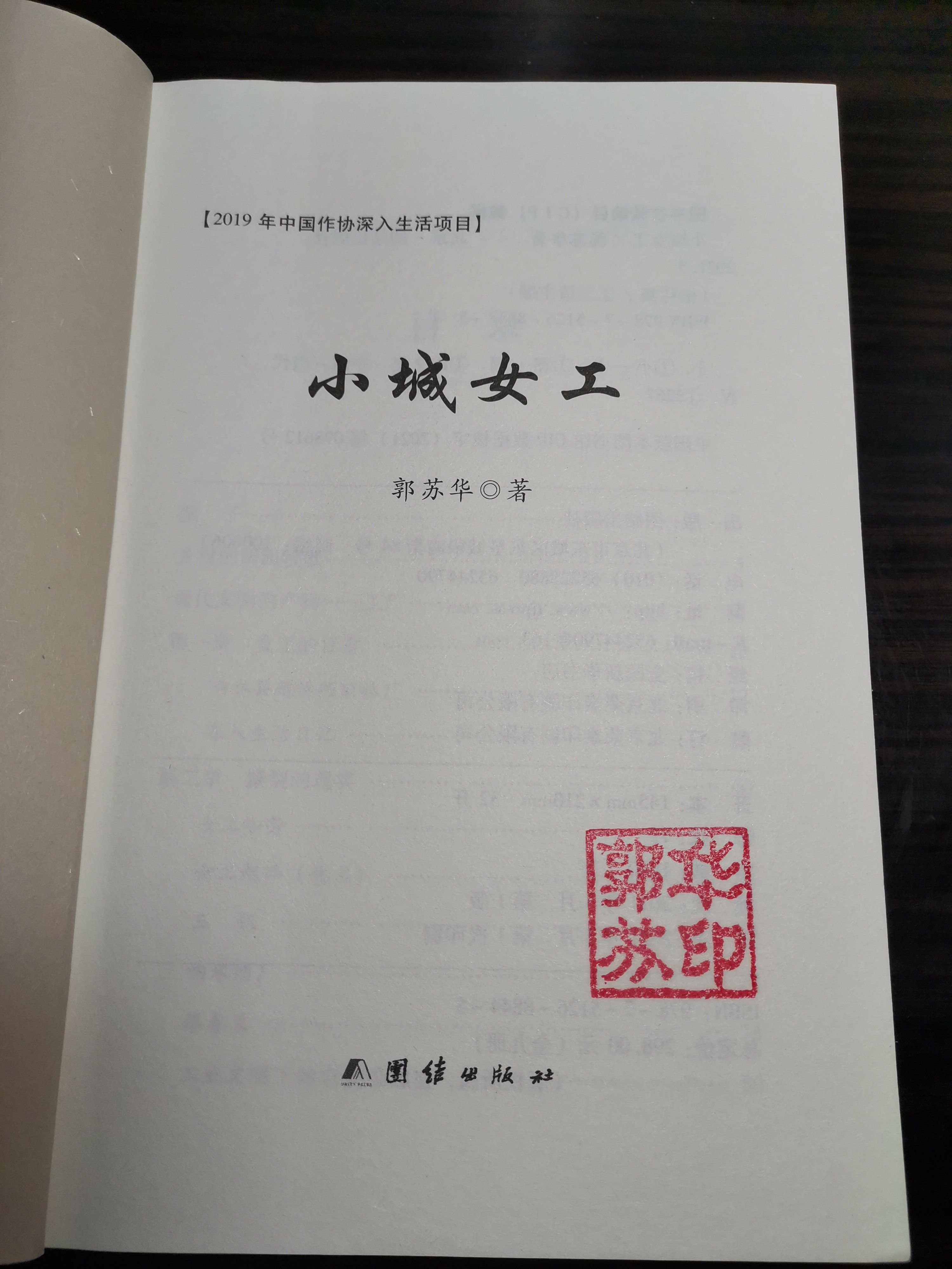 生存&郭苏华新作《小城女工》读后感：用兰心写蕙质，用热情写热土