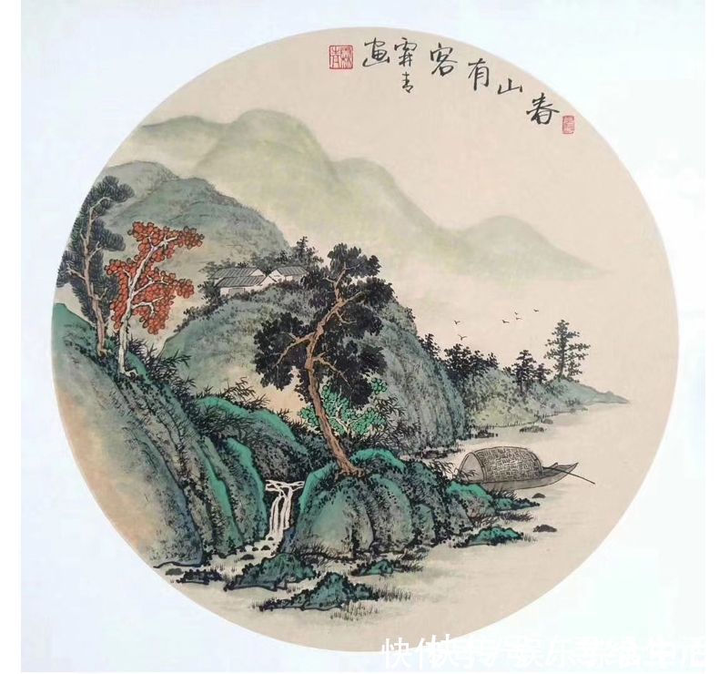 实力派|画家黄创新 青年实力派仿古山水画艺术家