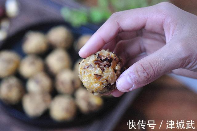 天冷，儿子天天早上要吃它，比糯米丸子简单，Q弹劲道比肉还香！