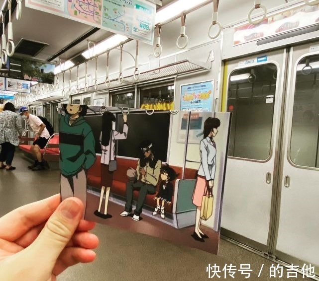 二次元|二次元和三次元无缝连接,柯南和平次毫无违和感,龙猫依旧呆萌