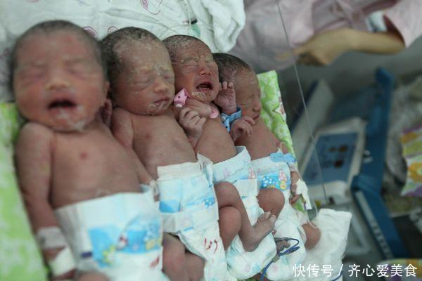 生双胞胎|妻子大雪夜生下四胞胎,知道孩子性别后,爸爸:上辈子拯救了地球