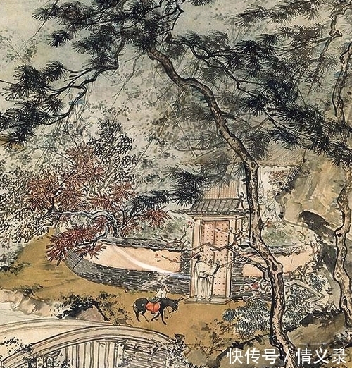 浙派@临摹不是偷懒,而是表达敬意,胡也佛绘《春游图》