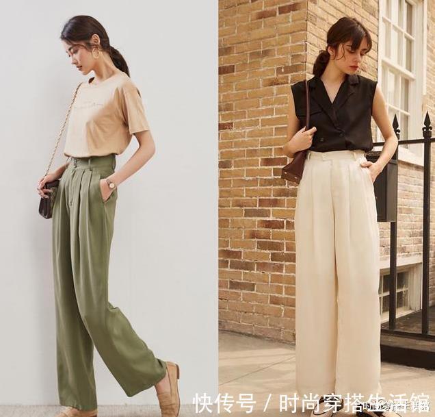 小个子 为什么你穿阔腿裤就是“矮胖圆”?那是你不会搭!这4个细节要懂