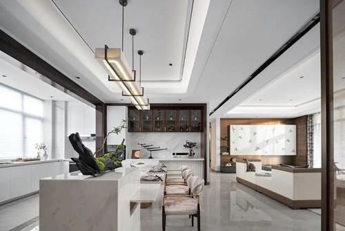 古典|有一种轻奢风,叫做新中式,178㎡古典之居,入户轻奢又典雅!