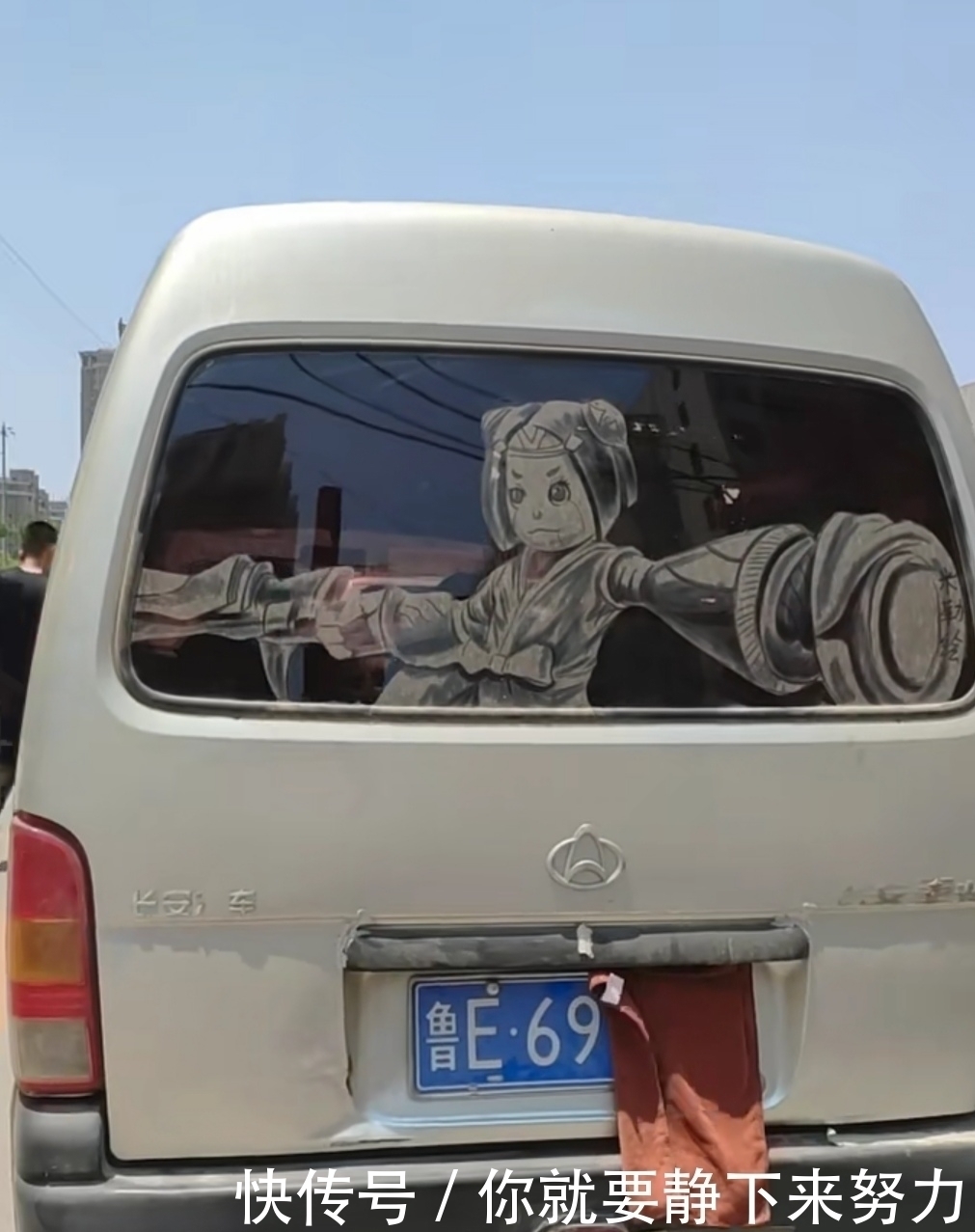 灰画|大神车灰画“鲁班七号”,开始:小学生水平?结尾:舍不得擦了!