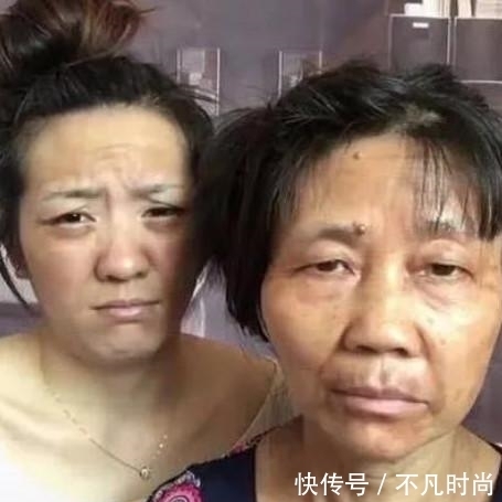 邋遢|抖音现“邋遢母女”，化妆后的样子惊艳众人，网友：带她们去洗脸