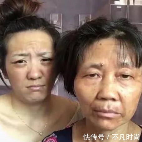 邋遢|抖音现“邋遢母女”,化妆后的样子惊艳众人,网友:带她们去洗脸